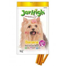 Jerhigh Dog Treats Fruity Banana Sticks 70 Gm